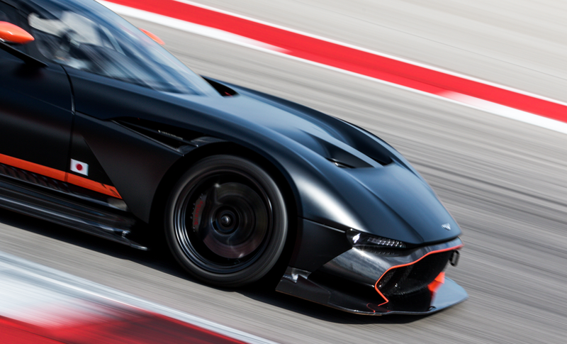 Illustration for article titled Behold The Unfathomably Gorgeous Spectacle Of An Aston Martin Vulcan Track Day